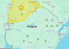 Rige alerta amarilla en Salto