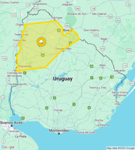 Rige alerta amarilla en Salto