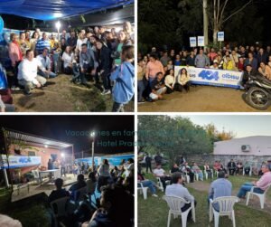 LA LISTA 404 DESPLEGADA EN TODO SALTO CON REUNIONES EN APOYO A ALBISU INTENDENTE JUNTO AL DIPUTADO PABLO CONSTENLA