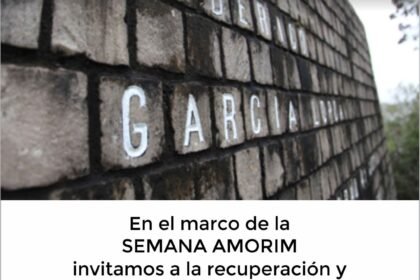 Semana Amorim: recuperación del Monumento a García Lorca en Costanera Sur