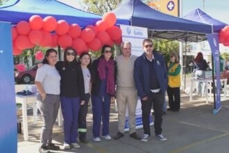 Salto presentó la primera zona cardiosegura del país en el marco de la Semana del Corazón