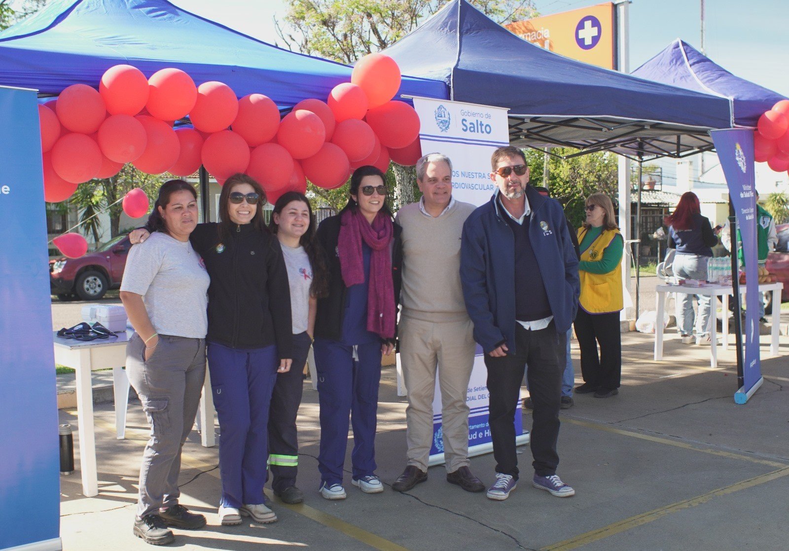 Salto presentó la primera zona cardiosegura del país en el marco de la Semana del Corazón