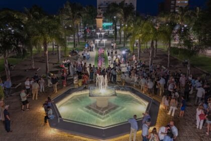 Más iluminación, más seguridad y un entorno renovado  Intendente Carlos Albisu presentó las obras de mejora y recuperación de Plaza Artigas