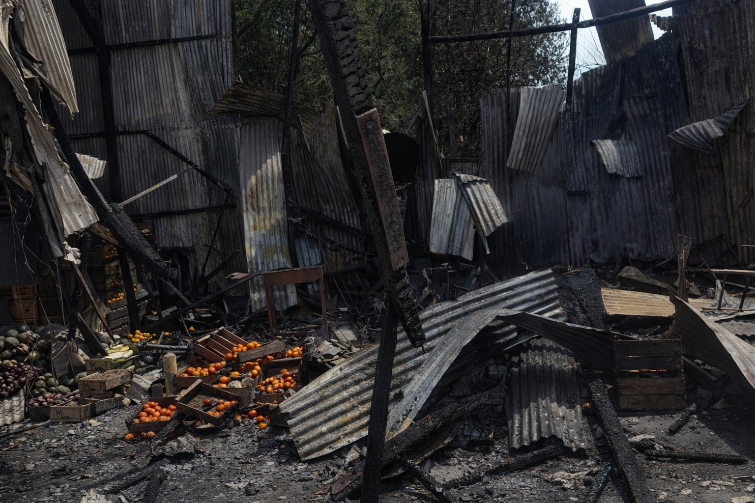 “NO ME QUEDÓ NADA”: EL DURO TESTIMONIO TRAS EL INCENDIO EN EL MERCADO