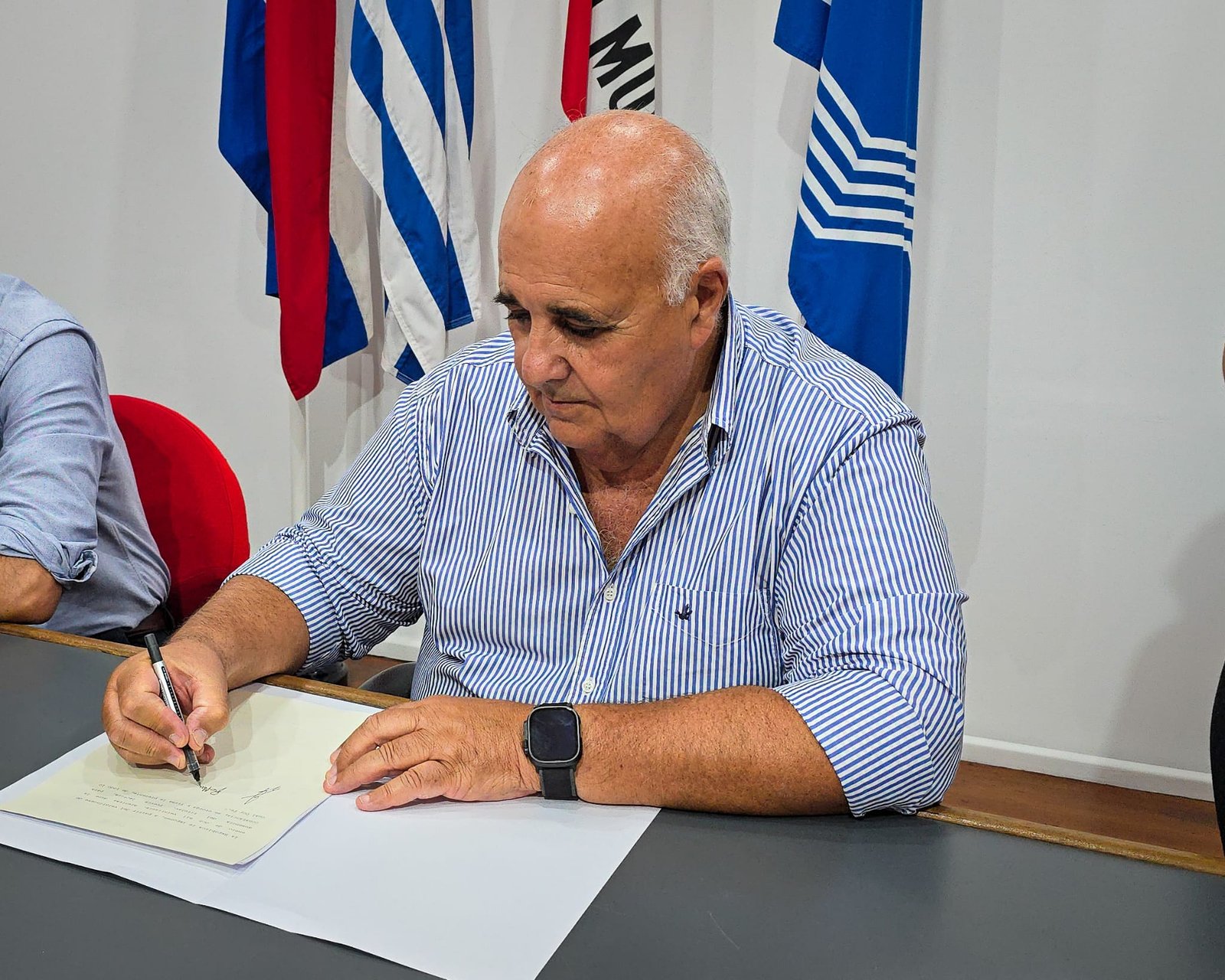 Francisco Blardoni asumió como intendente interino de Salto