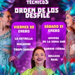 Ya está el orden de desfile de los Ensayos Técnicos, las escuelas de samba copan la Costa