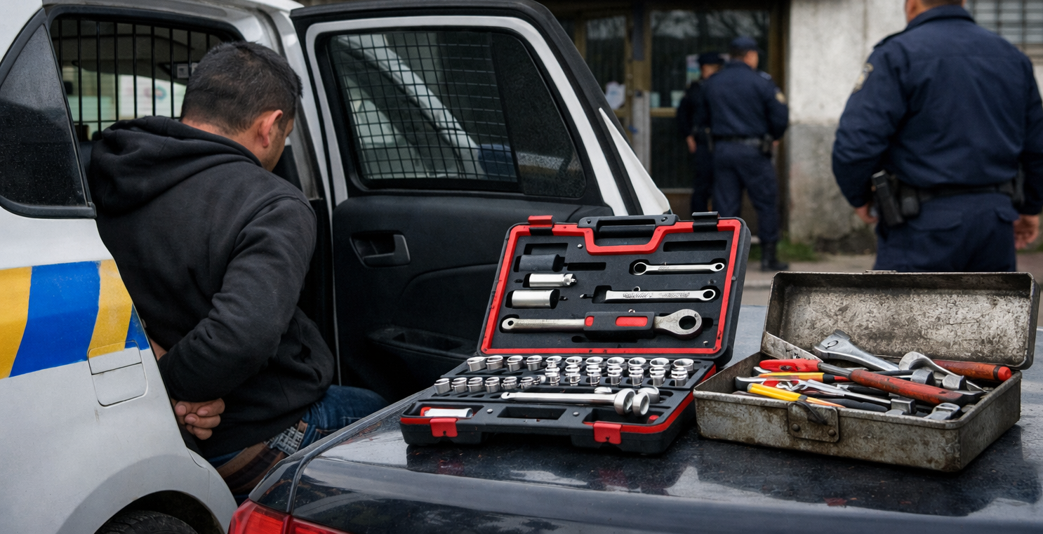 Hurto en vehículo terminó con un detenido y prisión preventiva en Salto