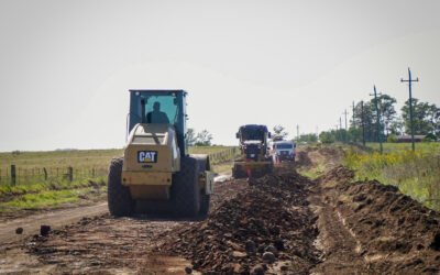 Rehabilitación vial en el interior del departamento