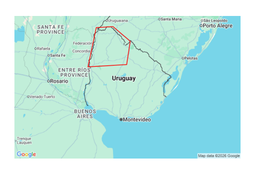 INUMET emite alerta SIGMET por tormentas fuertes en el espacio aéreo uruguayo
