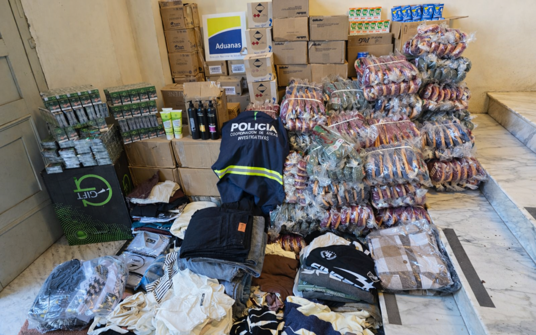 FUGA, PERSECUCIÓN Y UN MILLONARIO CARGAMENTO INCAUTADO