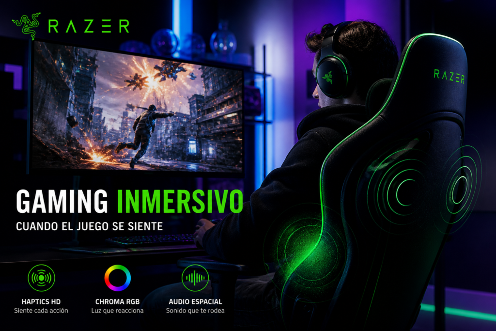 El gaming inmersivo ya es realidad: la apuesta de Razer que busca cambiar c&oacute;mo jugamos