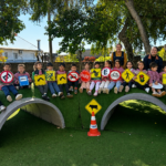 Mayo Amarillo: Educaci&oacute;n vial en el Jard&iacute;n 103 y masiva participaci&oacute;n en curso de manejo defensivo