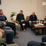 Albisu recibi&oacute; a Carlos Lecueder, quien present&oacute; el proyecto de ampliaci&oacute;n de Salto Shopping por US$ 17 millones